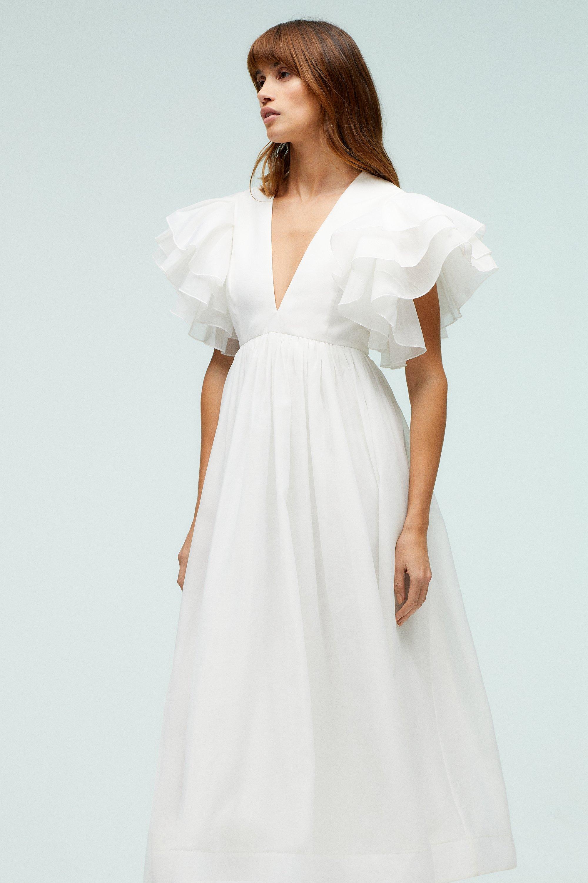 Coast moira ruffle dress on sale